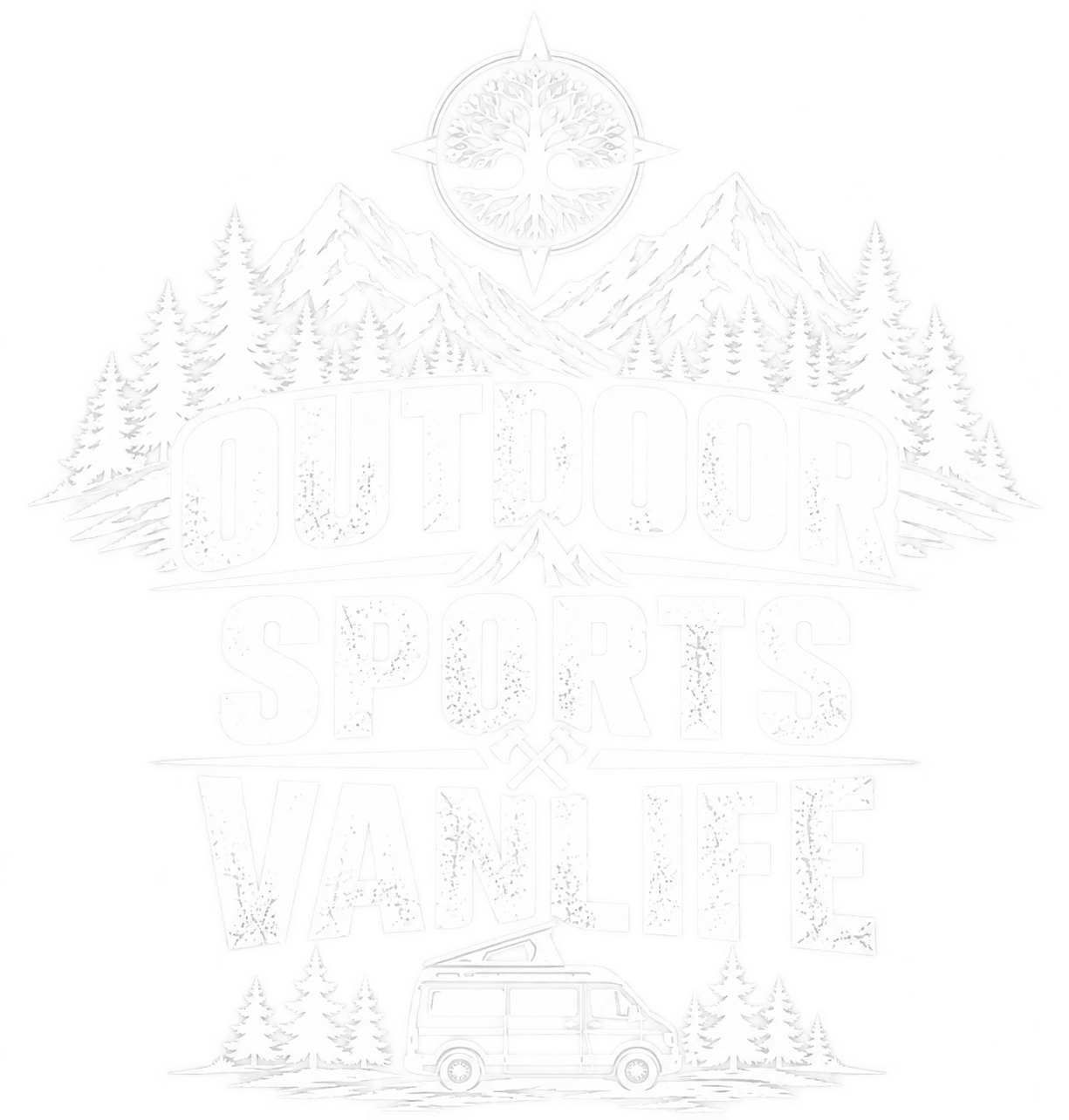 Outdoor Sports Vanlife Emblem